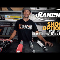 Rancho RS5000X Gas Shocks Rear Pair for 2011-2020 Jeep Grand Cherokee 4WD AWD RWD w/0" lift w/Coils
