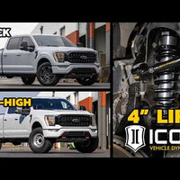 Icon 2-2.63" Suspension System Stage 5 Billet Kit for 2015-2020 Ford F150 4WD