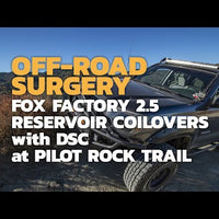 Fox 2.5 Factory Series Coilovers w/ DSC Reservoir Front Pair for 1995-2004 Toyota Tacoma 4WD RWD w/0-3" lift w/UCA