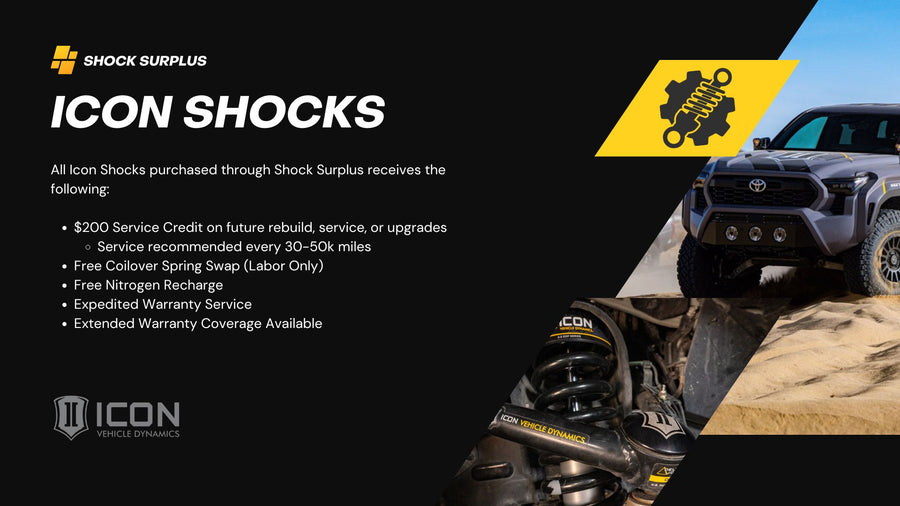 Icon S2 Secondary Shocks System Stage 2 Kit for 2010-2014 Toyota FJ Cruiser 4WD RWD