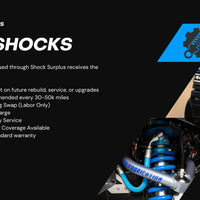 2.5 Performance Series Shocks Set for 2015-2022 Chevrolet Colorado ZR2 4WD RWD