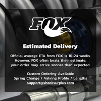 Fox 2.5 Performance Elite Adjustable w/ Reservoir Shocks Rear Pair for 2020-2022 Jeep Gladiator w/4.5-6" lift